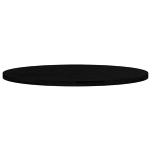 vidaXL Table Top Dark Brown 120x60x4 cm Solid Wood Oak Oval