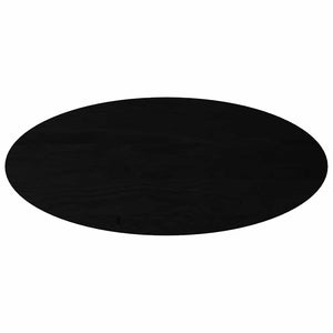 vidaXL Table Top Dark Brown 140x60x4 cm Solid Wood Oak Oval