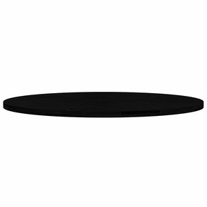 vidaXL Table Top Dark Brown 140x60x4 cm Solid Wood Oak Oval