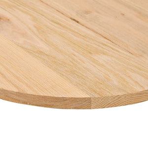 vidaXL Table Top 120x60x2 cm Solid Wood Oak Oval