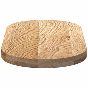 vidaXL Table Top 80x40x4 cm Solid Wood Oak Oval