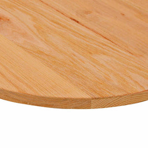 vidaXL Table Top Light Brown 120x60x2 cm Solid Wood Oak Oval