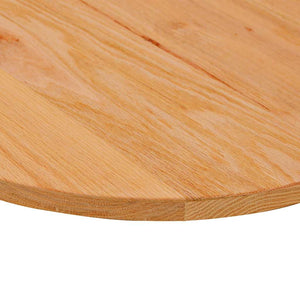 vidaXL Table Top Light Brown 140x60x2 cm Solid Wood Oak Oval