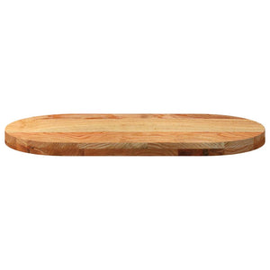 vidaXL Table Top Light Brown 80x40x4 cm Solid Wood Oak Oval