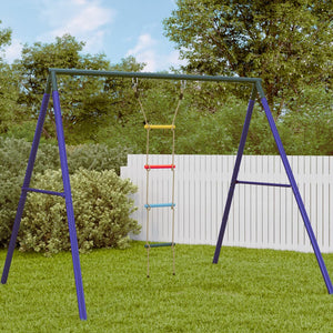 vidaXL Rope Ladder for Kids with 4 Rungs Multicolour