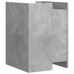 vidaXL Bedside Cabinet Concrete Grey 45x50x65 cm Engineered Wood