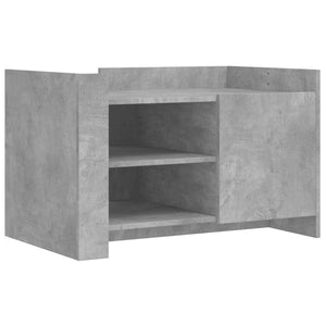 vidaXL Coffee Table Concrete Grey 80x50x50 cm Engineered Wood