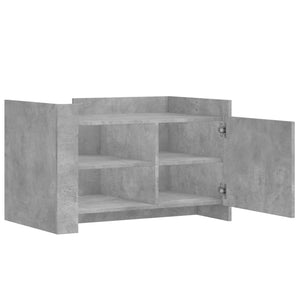 vidaXL Coffee Table Concrete Grey 80x50x50 cm Engineered Wood