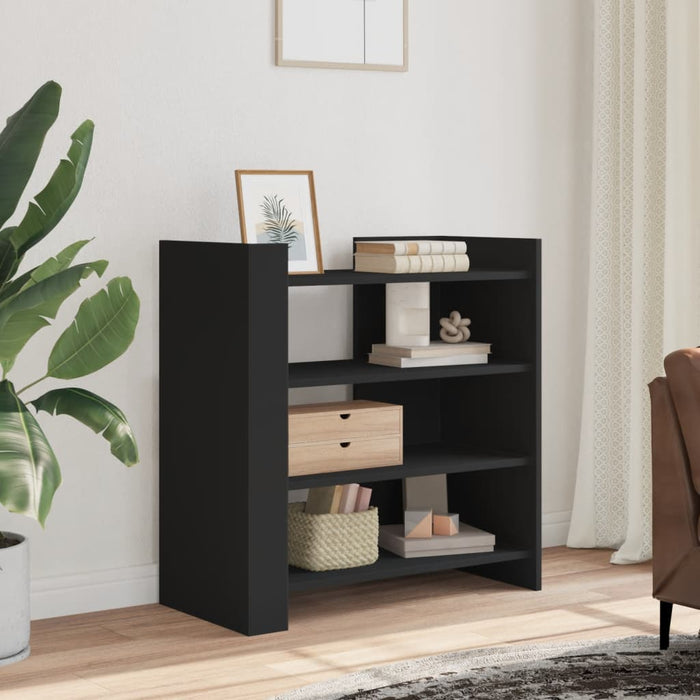 vidaXL Sideboard Black 73.5x35x75 cm Engineered Wood