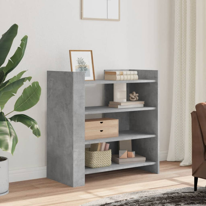 vidaXL Sideboard Concrete Grey 73.5x35x75 cm Engineered Wood