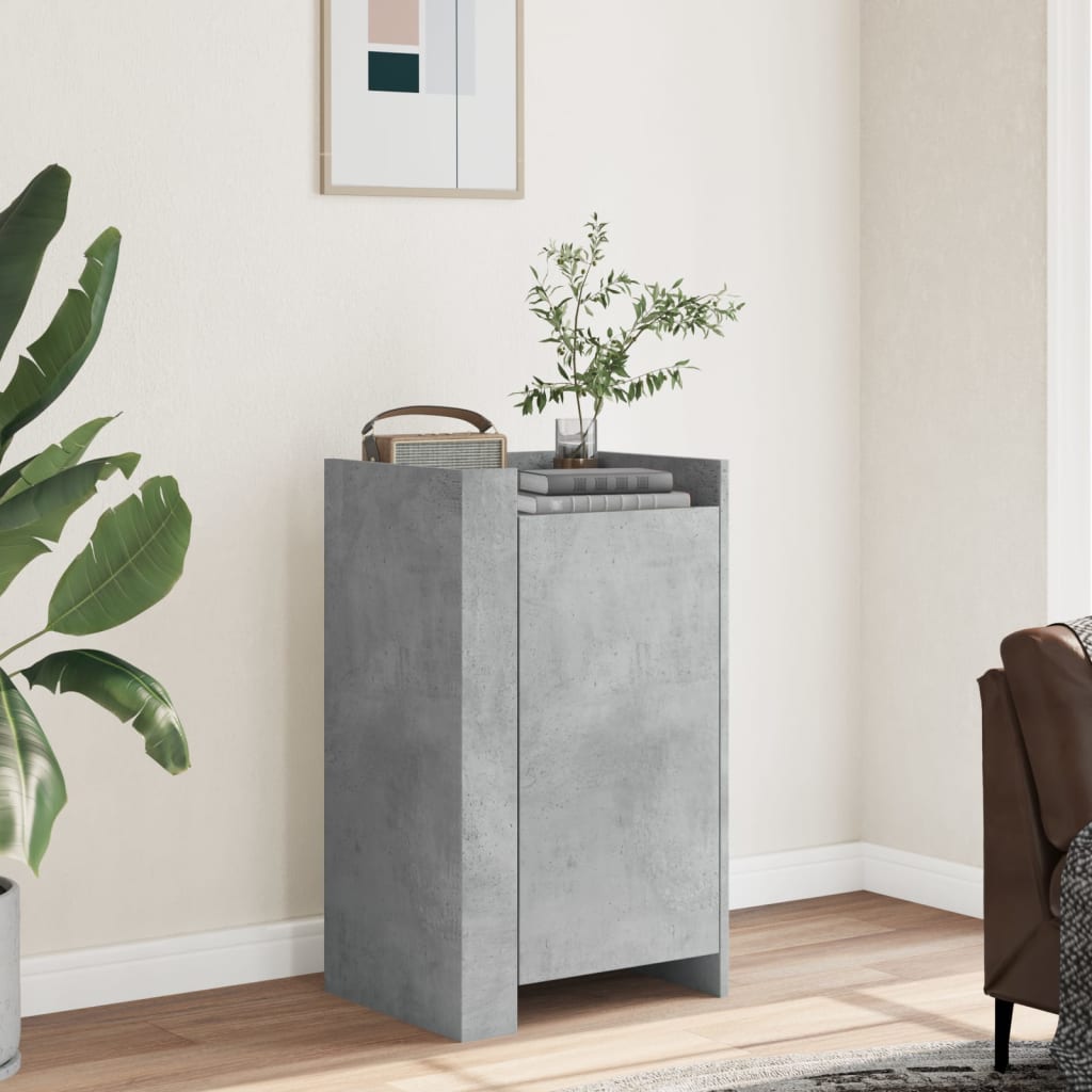 vidaXL Sideboard Concrete Grey 45x35x75 cm Engineered Wood