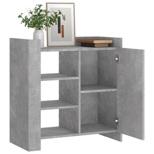 vidaXL Sideboard Concrete Grey 73.5x35x75 cm Engineered Wood