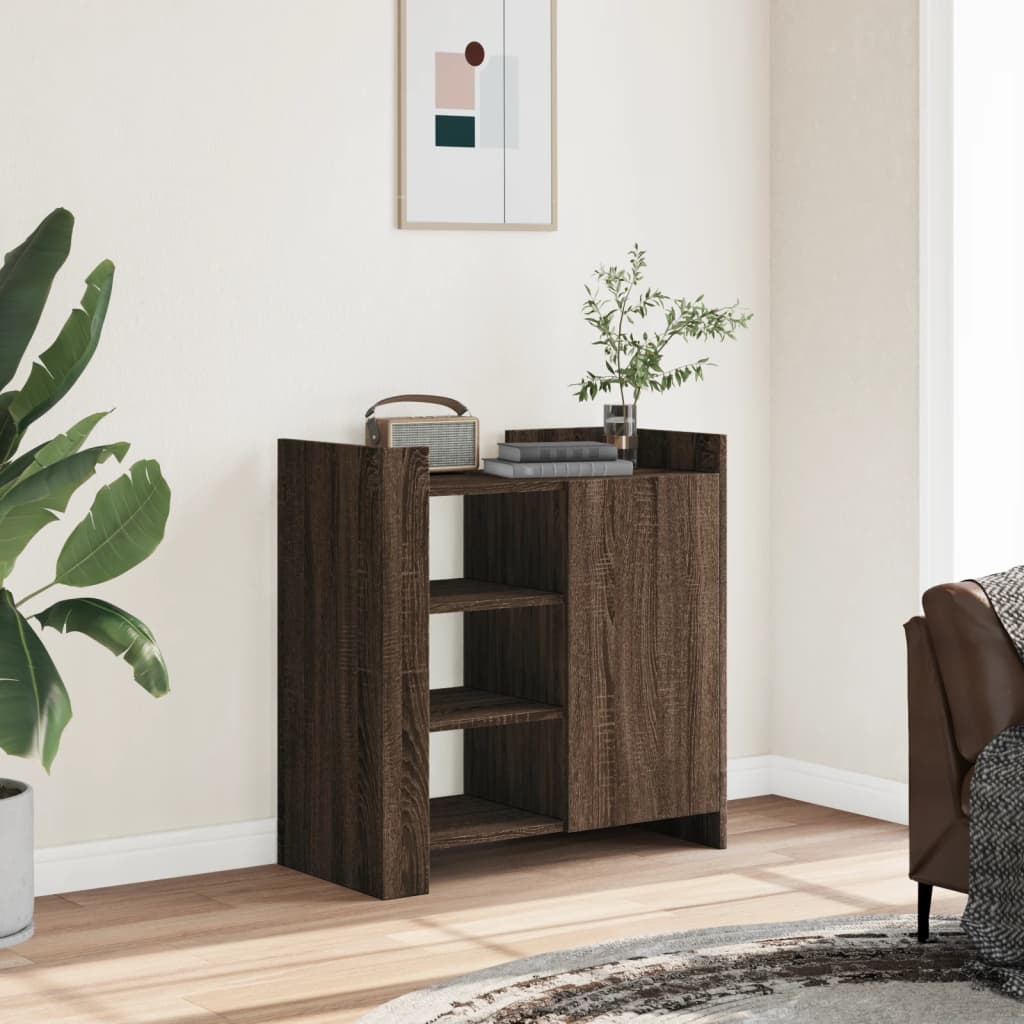 vidaXL Sideboard Brown Oak 73.5x35x75 cm Engineered Wood