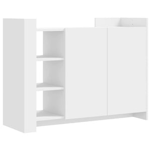 vidaXL Sideboard White 100x35x75 cm Engineered Wood