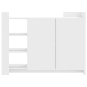 vidaXL Sideboard White 100x35x75 cm Engineered Wood