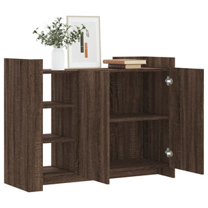 vidaXL Sideboard Brown Oak 100x35x75 cm Engineered Wood