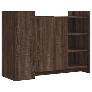 vidaXL Sideboard Brown Oak 100x35x75 cm Engineered Wood