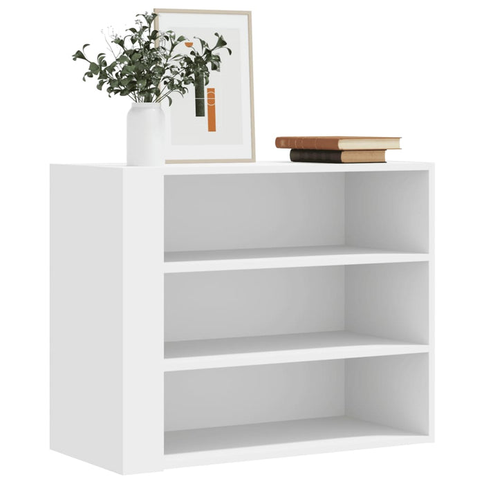 vidaXL Wall Cabinet White 75x35x60 cm Engineered Wood