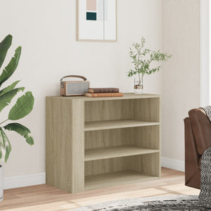 vidaXL Wall Cabinet Sonoma Oak 75x35x60 cm Engineered Wood