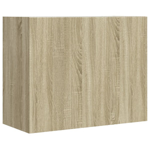 vidaXL Wall Cabinet Sonoma Oak 75x35x60 cm Engineered Wood