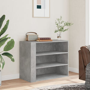 vidaXL Wall Cabinet Concrete Grey 75x35x60 cm Engineered Wood