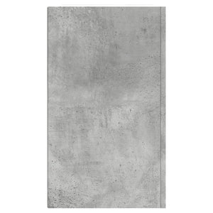 vidaXL Wall Cabinet Concrete Grey 75x35x60 cm Engineered Wood