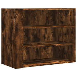 vidaXL Wall Cabinet Smoked Oak 75x35x60 cm Engineered Wood