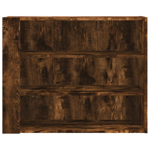 vidaXL Wall Cabinet Smoked Oak 75x35x60 cm Engineered Wood