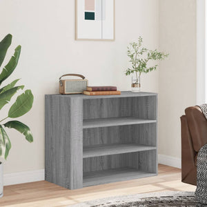 vidaXL Wall Cabinet Grey Sonoma 75x35x60 cm Engineered Wood