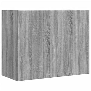 vidaXL Wall Cabinet Grey Sonoma 75x35x60 cm Engineered Wood