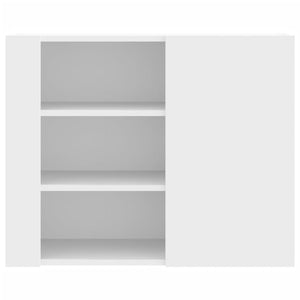 vidaXL Wall Cabinet White 75x35x60 cm Engineered Wood