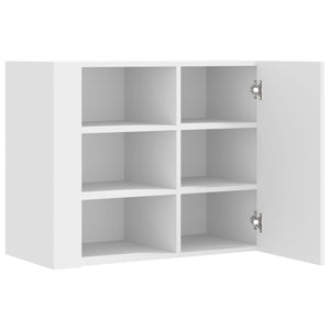 vidaXL Wall Cabinet White 75x35x60 cm Engineered Wood