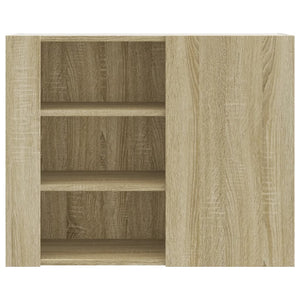 vidaXL Wall Cabinet Sonoma Oak 75x35x60 cm Engineered Wood