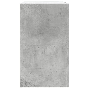 vidaXL Wall Cabinet Concrete Grey 75x35x60 cm Engineered Wood