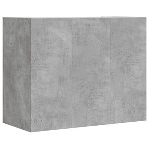 vidaXL Wall Cabinet Concrete Grey 75x35x60 cm Engineered Wood