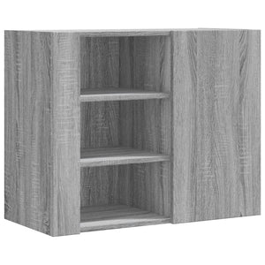 vidaXL Wall Cabinet Grey Sonoma 75x35x60 cm Engineered Wood