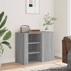 vidaXL Wall Cabinet Grey Sonoma 75x35x60 cm Engineered Wood