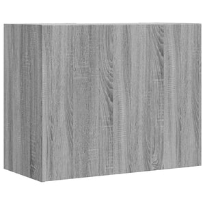 vidaXL Wall Cabinet Grey Sonoma 75x35x60 cm Engineered Wood