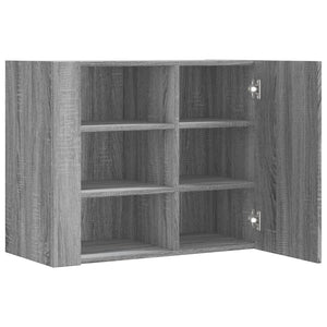 vidaXL Wall Cabinet Grey Sonoma 75x35x60 cm Engineered Wood