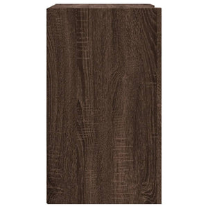 vidaXL Wall Cabinet Brown Oak 75x35x60 cm Engineered Wood