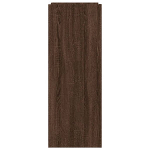 vidaXL Shoe Cabinet Brown Oak 52x37.5x100 cm Engineered Wood