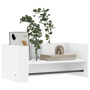 vidaXL Wall Shelf White 70.5x35x30.5 cm Engineered Wood