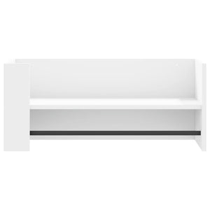 vidaXL Wall Shelf White 70.5x35x30.5 cm Engineered Wood