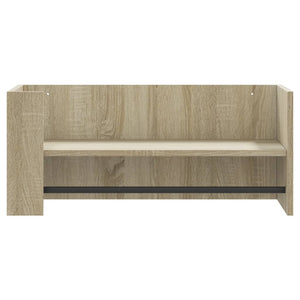 vidaXL Wall Shelf Sonoma Oak 70.5x35x30.5 cm Engineered Wood