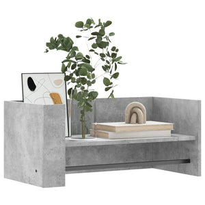 vidaXL Wall Shelf Concrete Grey 70.5x35x30.5 cm Engineered Wood