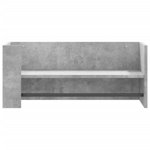 vidaXL Wall Shelf Concrete Grey 70.5x35x30.5 cm Engineered Wood