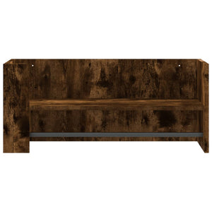 vidaXL Wall Shelf Smoked Oak 70.5x35x30.5 cm Engineered Wood