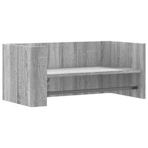 vidaXL Wall Shelf Grey Sonoma 70.5x35x30.5 cm Engineered Wood