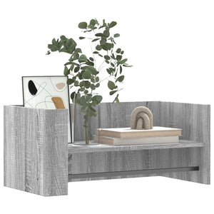 vidaXL Wall Shelf Grey Sonoma 70.5x35x30.5 cm Engineered Wood