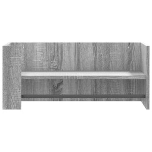 vidaXL Wall Shelf Grey Sonoma 70.5x35x30.5 cm Engineered Wood